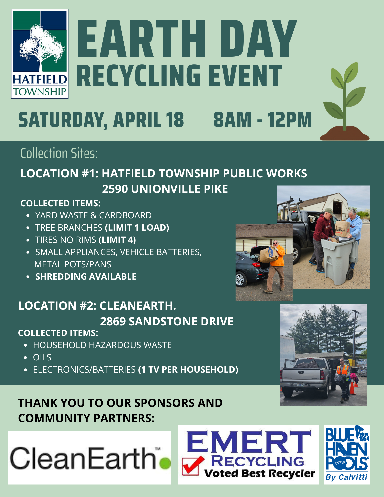 Earth Day Recycling Event